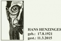 HANS HENZINGER (Bilder des Monats-April 2015)