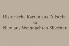 Historische Karten Nikolaus-Weihnachten-Silvester (Bilder des Monats - Dezember 2022)