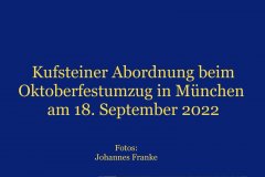 Oktoberfestumzug 2022 (Bilder des Monats - November 2022)