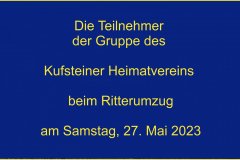 Ritterumzug 2023 (Bilder des Monats - Juli 2023)