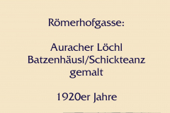 Römerhofgasse/Batzenhäusl gemalt (Bilder deas Monats April 2022)