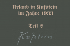 Urlaub in Kufstein 1933 - Teil 2 (Bilder des Monats - Oktober 2020)
