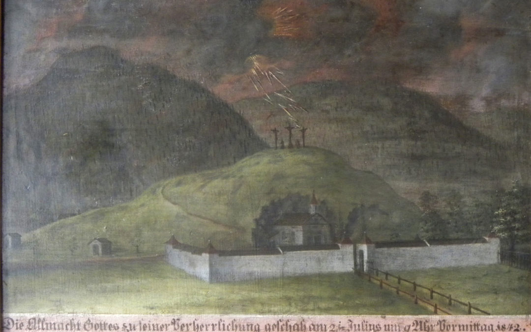 OKTOBER 2019: SEBASTIAN ANTON DEFREGGER (1784 – 1853): VOTIVBILD KALVARIENBERG