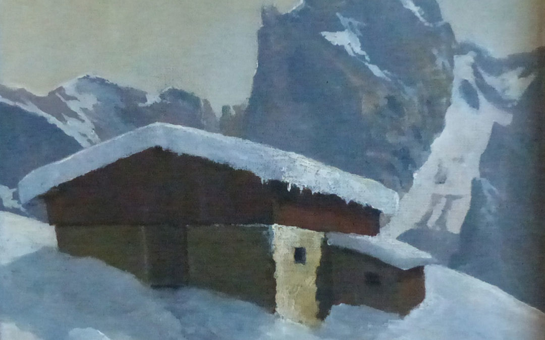 FEBRUAR 2022: Prof. August Georg Höllriegel (4.9.1880 – 1971): Winterbild￼