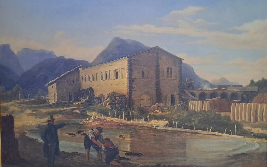 AUGUST 2025: Edmund von Wörndle (1827 – 1906): Anton Kink zeigt auf seine Zementmühle in Kufstein