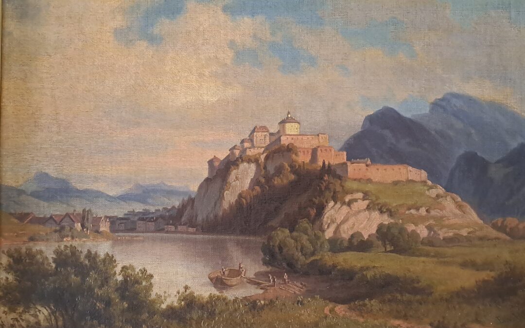 OKTOBER 2025: Edmund von Wörndle (1827 – 1906): Festung Kufstein von Süden